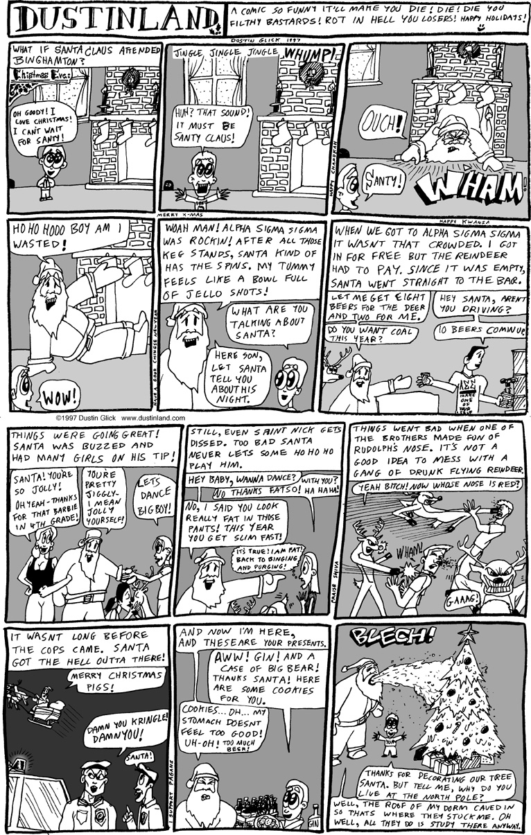 dustinland comic cartoon SUNY Binghamton