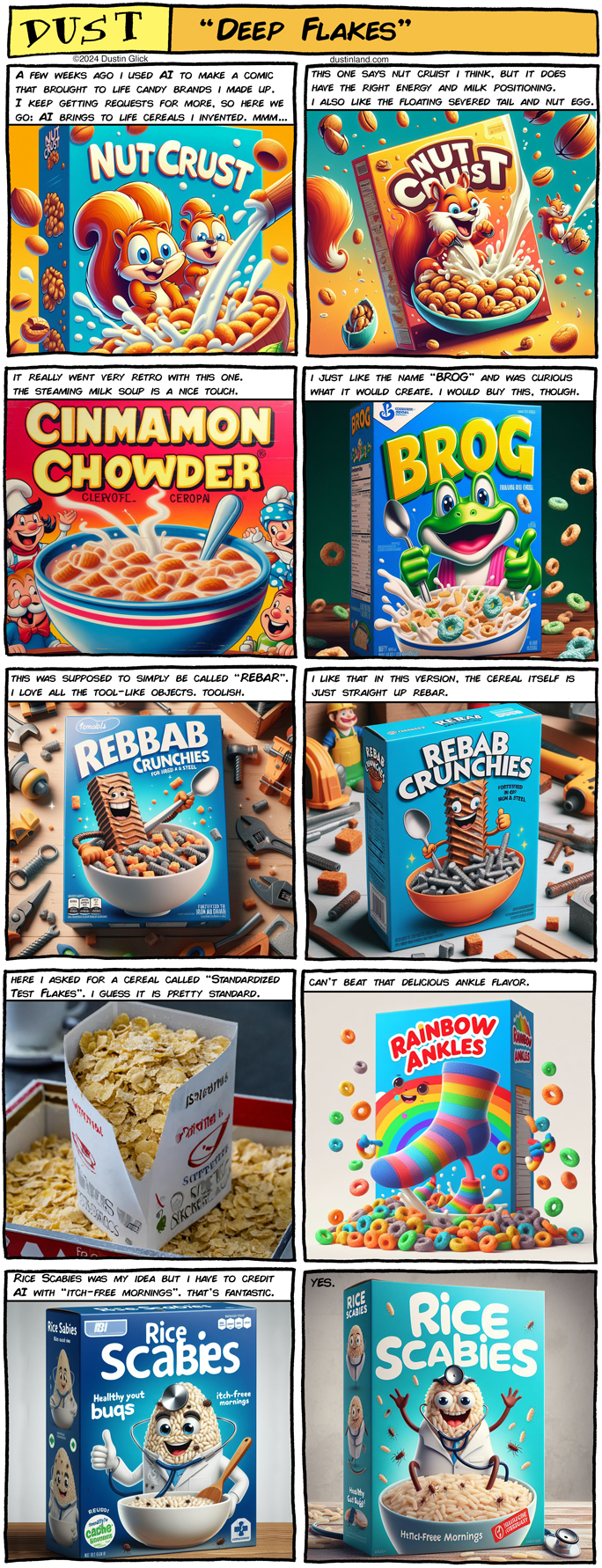 dustinland AI cereal