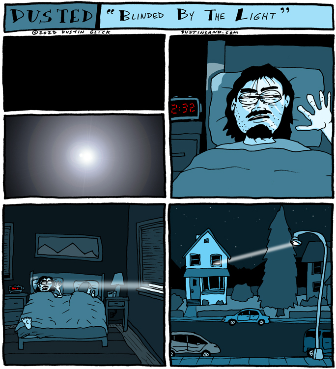 dustinland blinded by the light comic