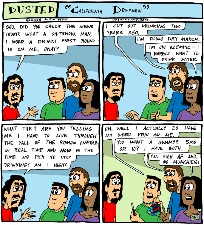 dustinland california sober comic