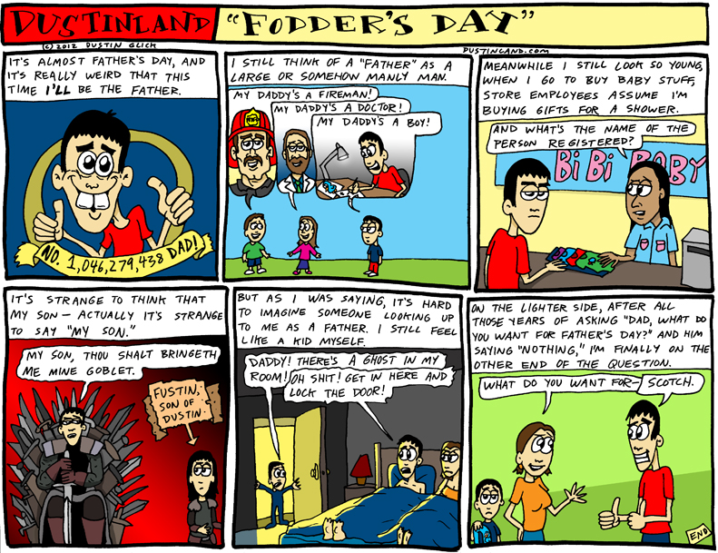 dustinland fathers day comic