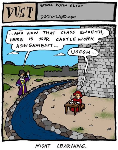 dustinland moat learning comic