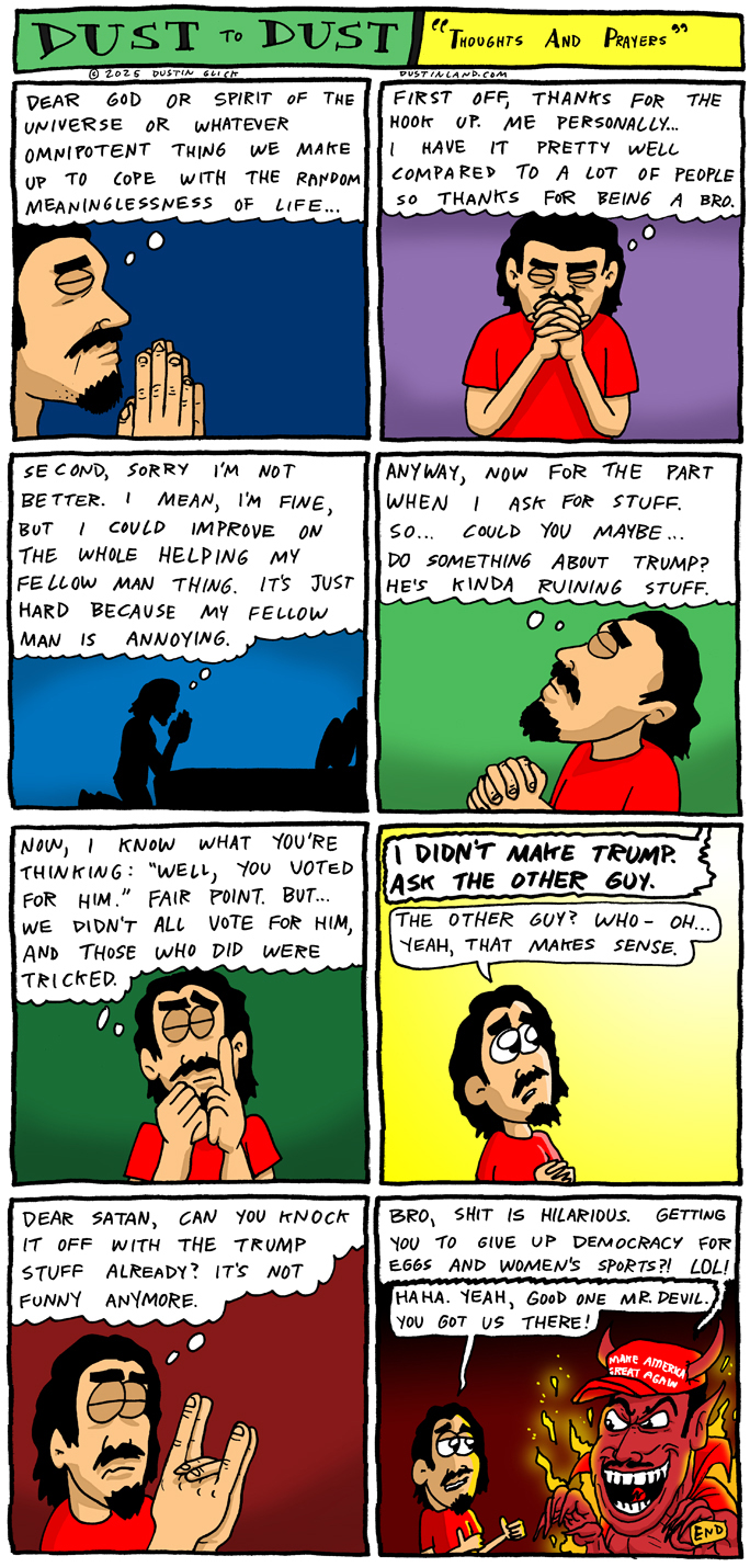 dustinland physical cliff comic